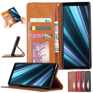 Primary image for For Sony XZ2/3 XA2 Utlra Xperia 1 5 10 Leather Wallet Flip Magnetic case