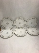 6 plates dinner 10 in Mid Century Modern EXPRESS CHINA Gold Wheat 1108 g... - $59.39