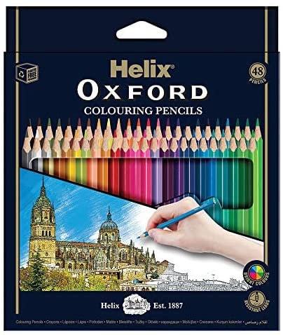 Helix Oxford Classic  Colouring Pencils Pack of 48