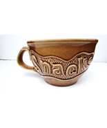 McCoy 1973 Big Snack Bowl Coffee Cup Marked McCoy USA 7521 5&quot; Tall Lt. B... - $45.53