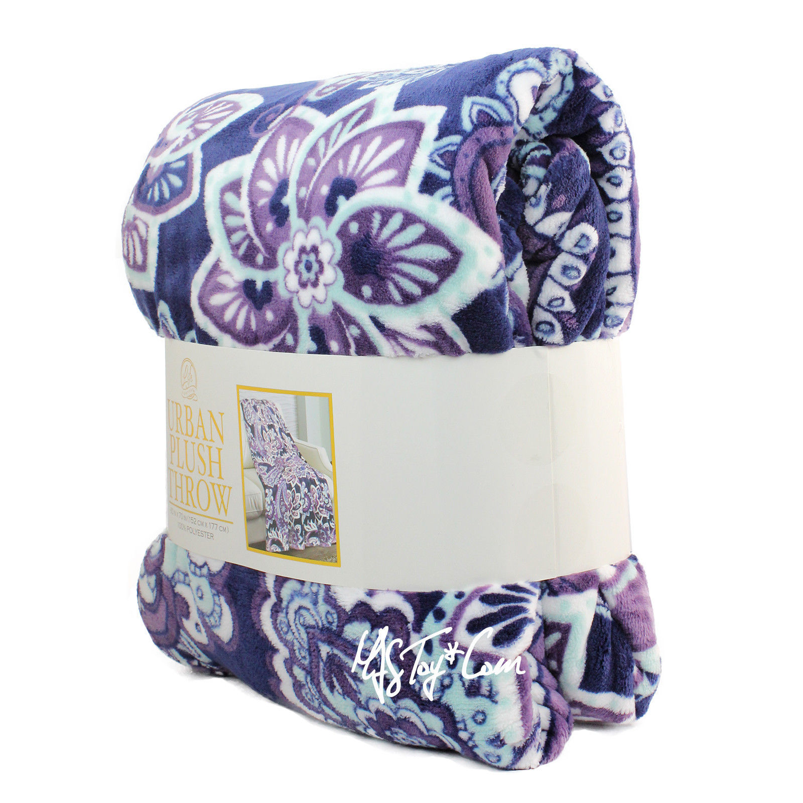 NEW Life Comfort Urban Plush Luxurious THROW Warm Soft BLANKET