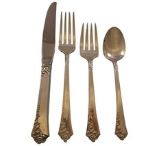 Damask Rose by Oneida Sterling Silver Flatware Set For 12 Service 52 Pieces - $2,195.00
