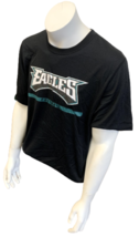 Nike Dri Fit Men&#39;s Philadelphia Eagles Football Black Short Sleeve Shirt... - $19.99