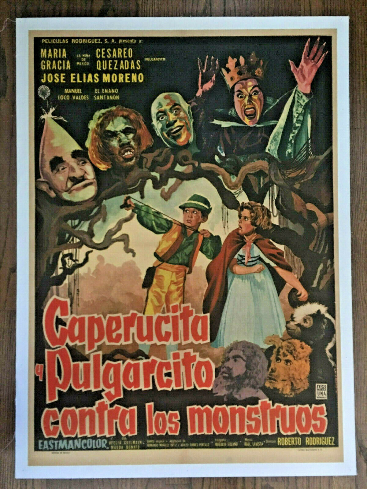 Caperucita y Pulgarcito contra los monstruos (1962) Original LB Mexican ...