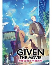GIVEN THE MOVIE ANIME DVD ENGLISH SUBTITLE & REGION ALL SHIP FROM USA