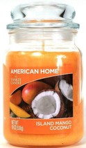 1 American Home By Yankee Candle 19 Oz Island Mango Coconut 1 Wick Glass Jar