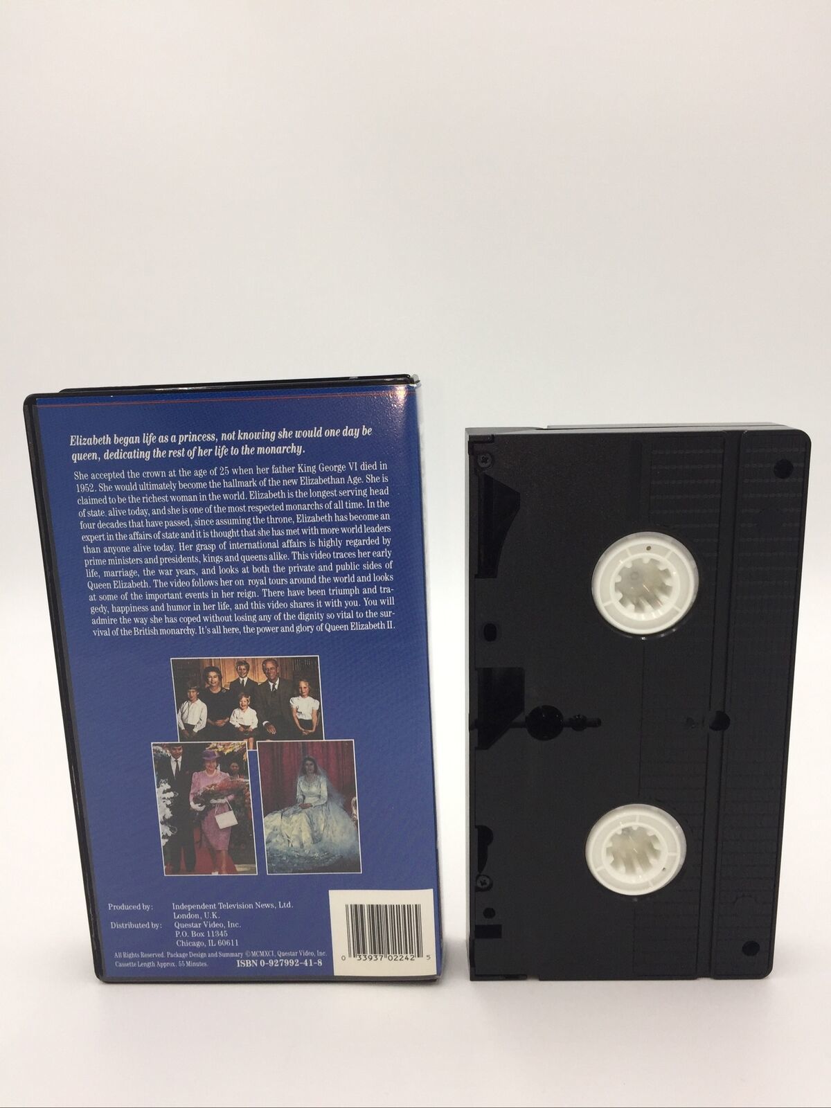 Queen Elizabeth II The Power and Glory (VHS, 1991) Questar Home Video ...