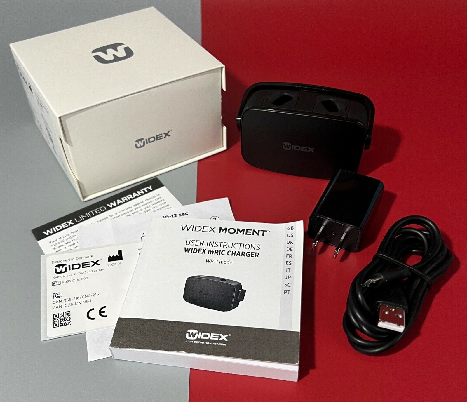 Widex Moment Charger for Moment mRIC Hearing Aids WPT1 Everything Else