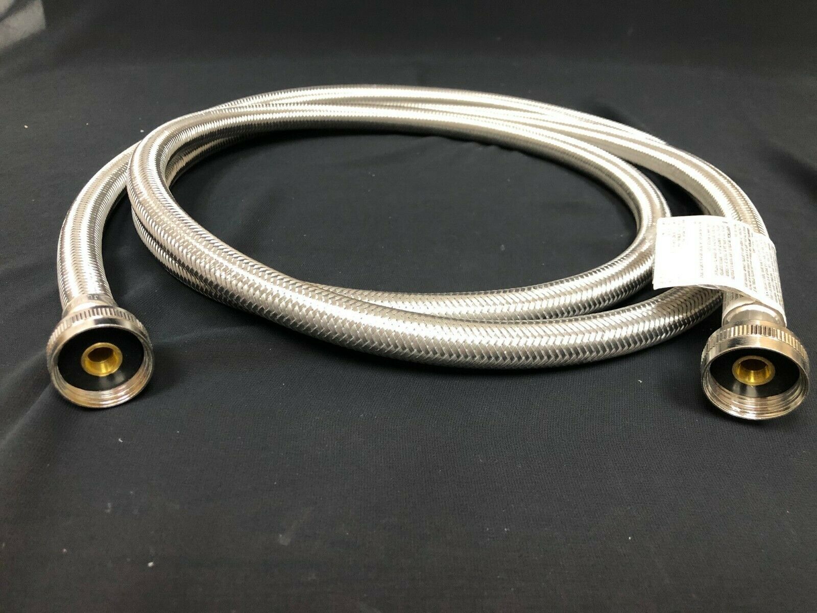 Everbilt 3/4 in. x 3/4 in. x 96 in. Stainless Steel Washing Machine