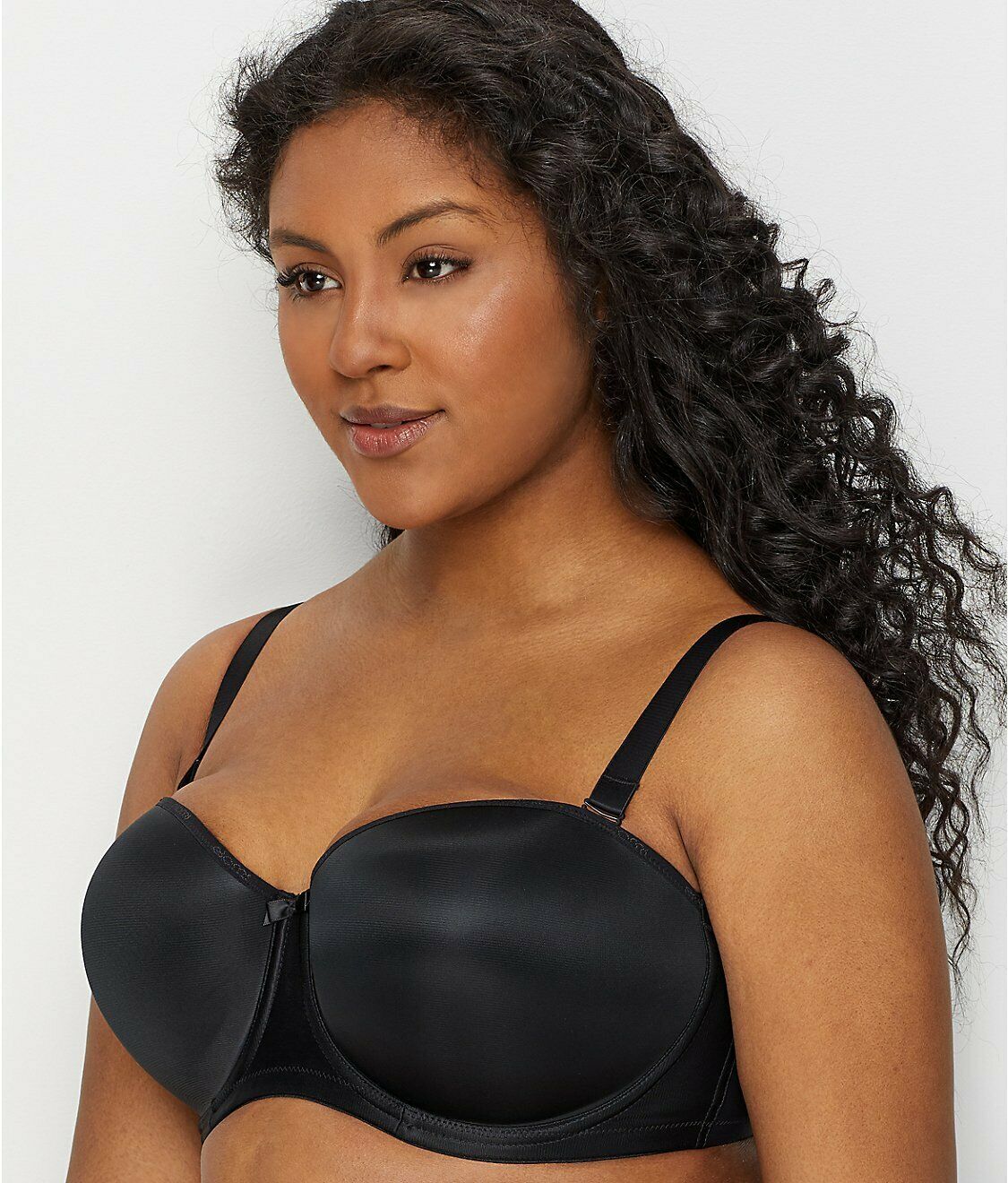 Elomi BLACK Smoothing Strapless Bra, US 38DDD, UK 38E Bras & Bra Sets