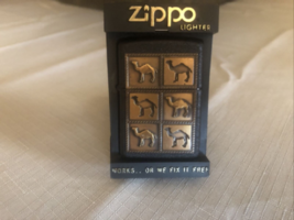 Vintage Retired Brass Bronze Iconic Herd Iconic Zippo Lighter - $79.95