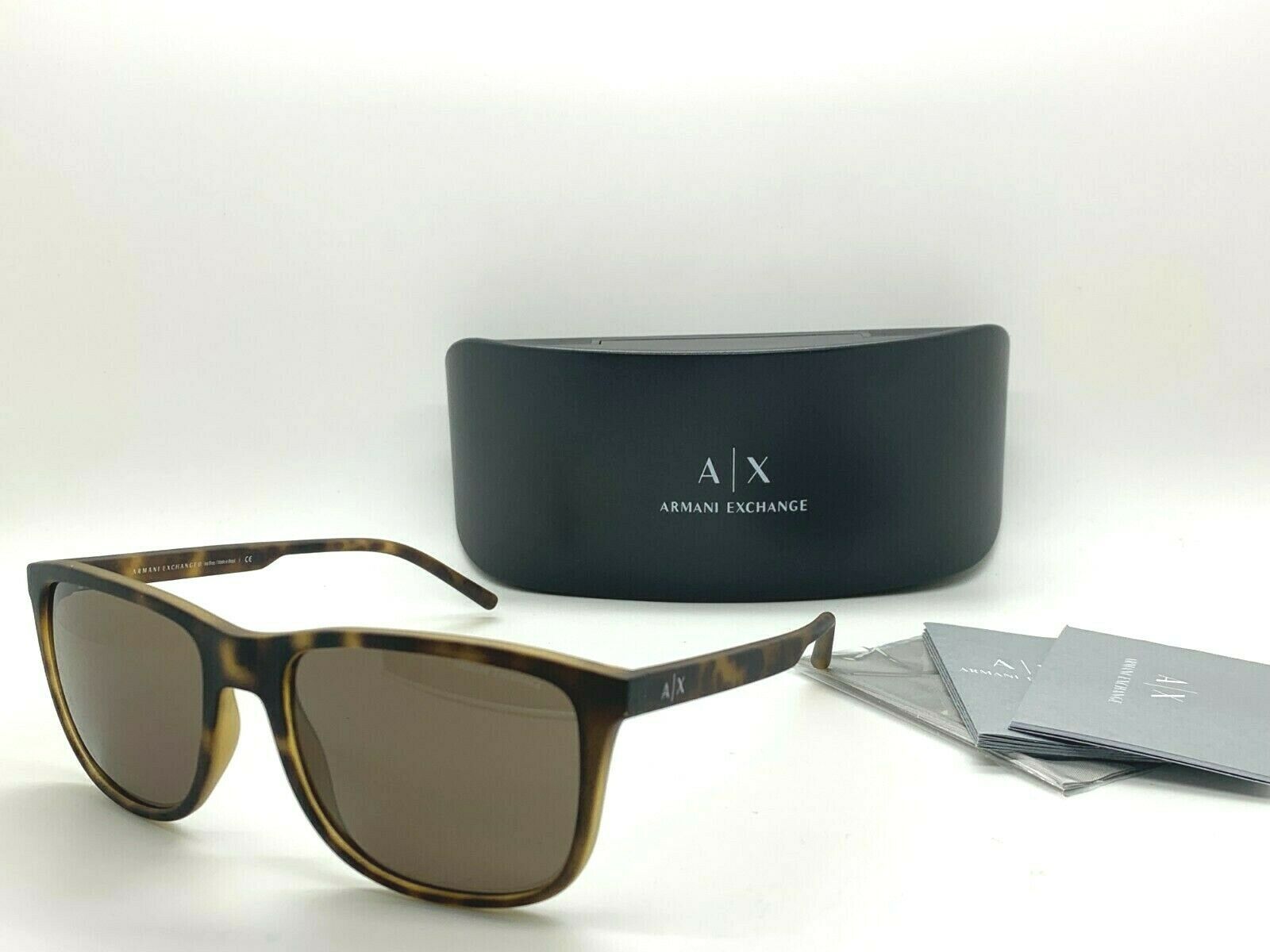 NEW Armani Exchange Eyeglasses AX4070S 802973 MATTE TORTOISE 57-18-145MM BRAZIL