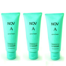 NOV A Acne Foam For Sensitive Skin Foaming 70g x 3 = 210g / 7.4oz. From Japan - $49.99