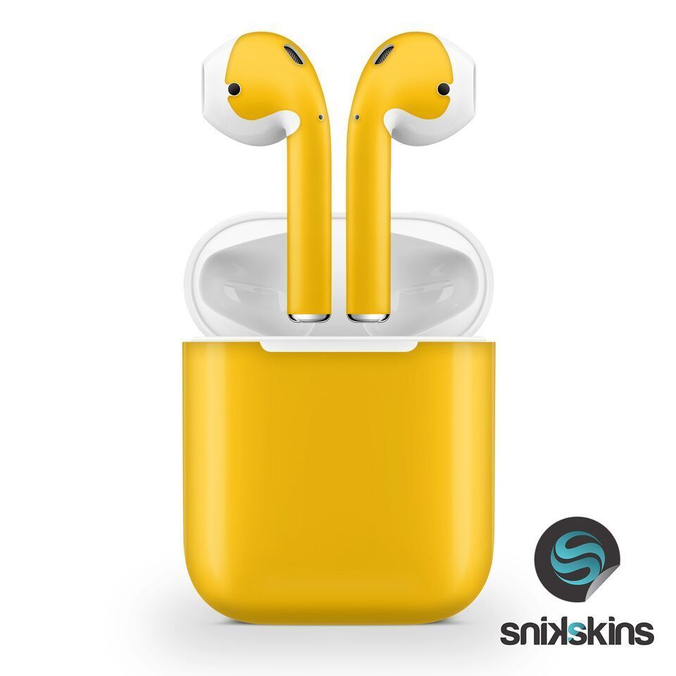 Apple Wireless Air Pods Vinyl Skin Wraps - Multiple Color Options ...