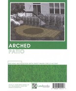 Landworks Design Group DIY Landscape Plans Arched Patio Brick Paver Layout  - $7.95