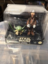 Star Wars Stitch and Goofy as Yoda &amp; Chewbacca Disney Park Exlusive Hasbro - $54.00