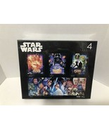 Star Wars 4 Puzzle Set Buffalo Games &amp; Puzzles (3) 300 &amp; (1) 500 Piece P... - $21.28
