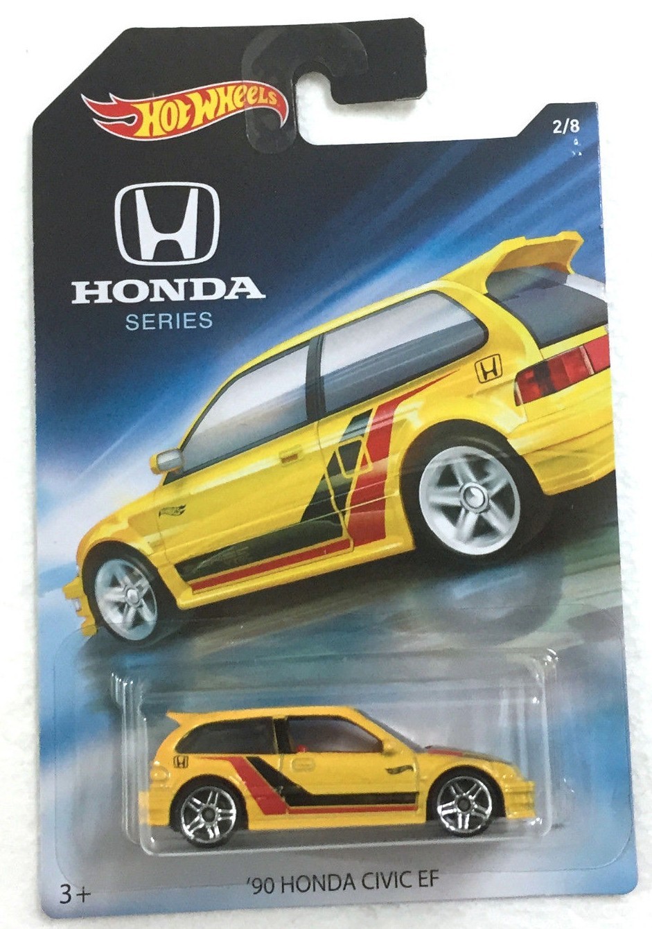 Hot Wheels 2018 Honda 70th Anniversary Complete Set of 8 Civic EF SI S2000 1/64