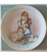 AVON ~ A Mother&#39;s Work Is Never Done, White Version, 5&quot; cir w/ Box, 1988... - $14.85