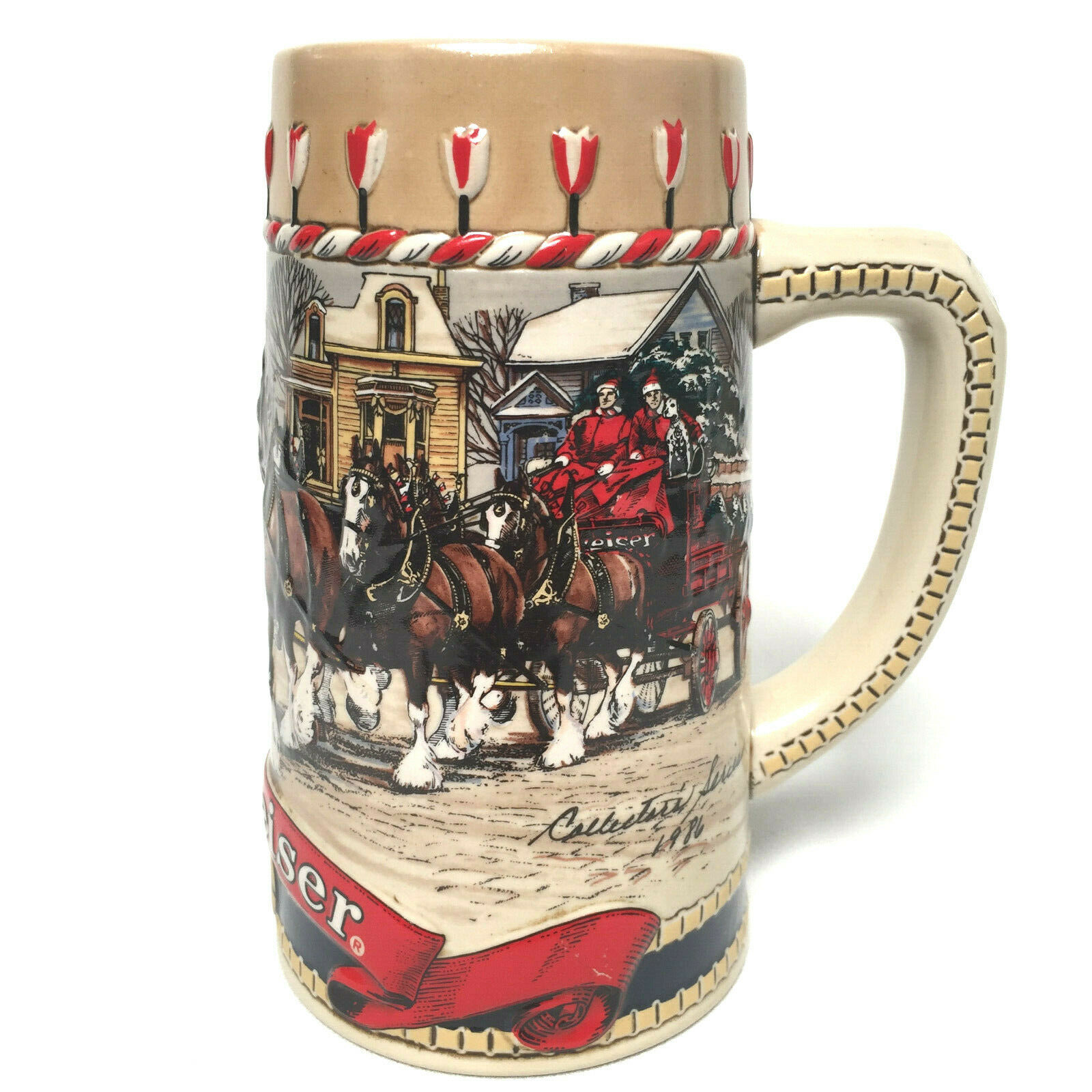 Item image 1. Primary image for Vintage Budweiser Horse Beer Stein B Series...