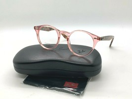 Ray Ban Rb 2180V 8081 Transparent PINK/HAVANA Eyeglasses 47-21-145MM /CASE Small - $77.76