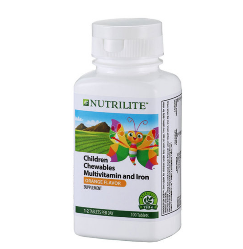 Amway_ Nutrilite Children Multivitamin And Iron Chewables Tablet 100