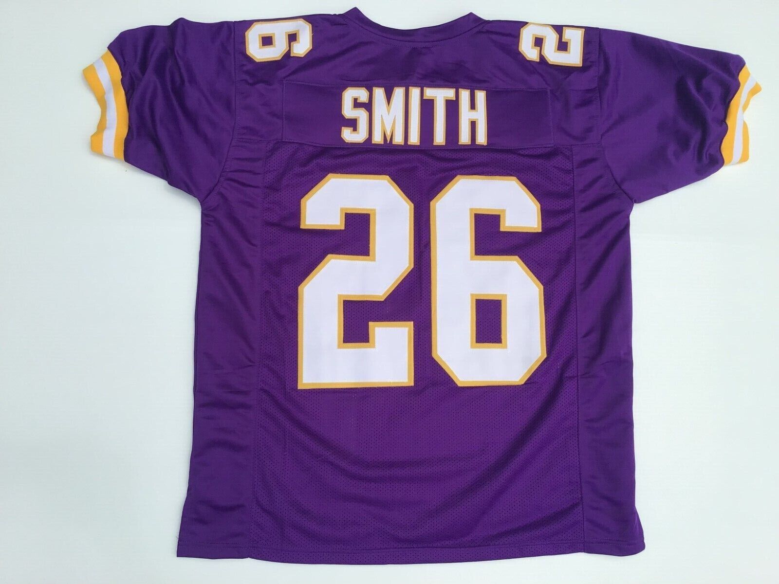 UNSIGNED CUSTOM Sewn Stitched Robert Smith Purple Jersey - M, L, XL, 2XL