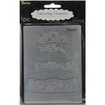 Embossing Folder Fancy Cake 4.25 X 5.75 Inches - $11.26