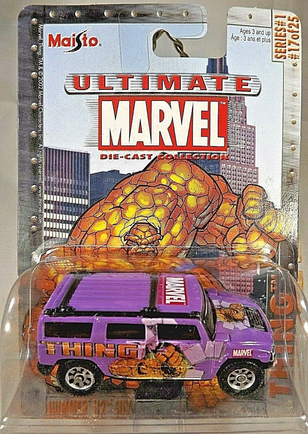 maisto ultimate marvel diecast collection