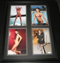 Olivia Munn Signed Framed 18x24 Photo Set JSA image 1