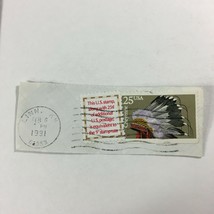 Vintage Feb 6, 1991 USED Cheyenne Headress  Linn,  Kansas  - $4.70