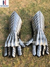 Medieval Gauntlet Gloves Larp Knight Wearable SCA Armor Functional Gauntlets 