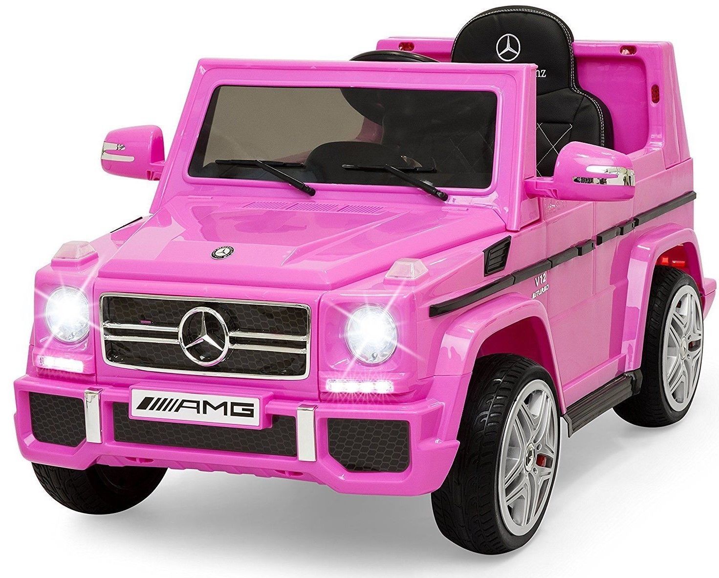 Ride On 12V Toy Car For Girl Mercedes G65 Remote Control MP3 Pink ...