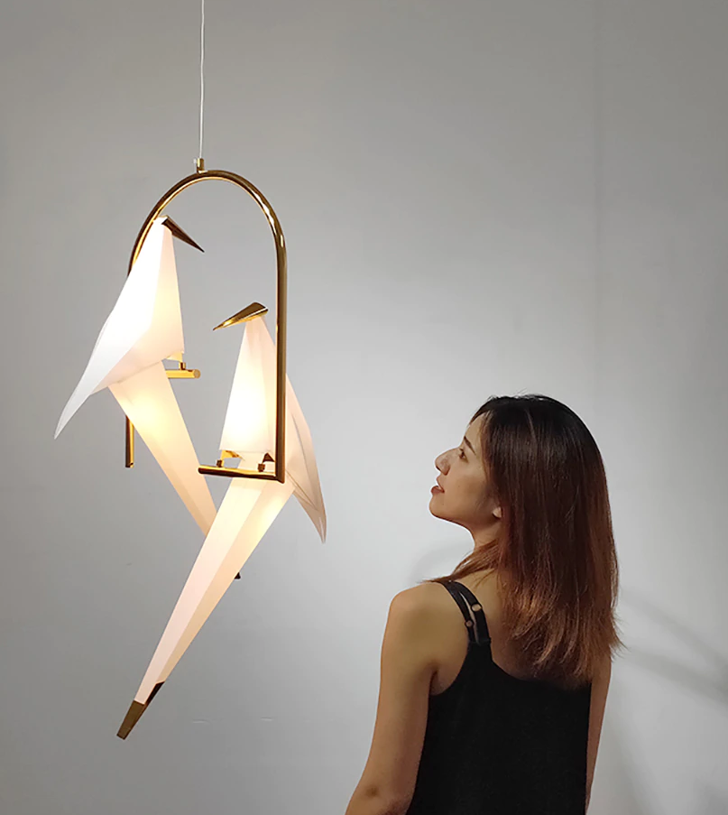 Nordic Style Bird Pendant Light Modern ECO-Friendly Lustre Fixture ...