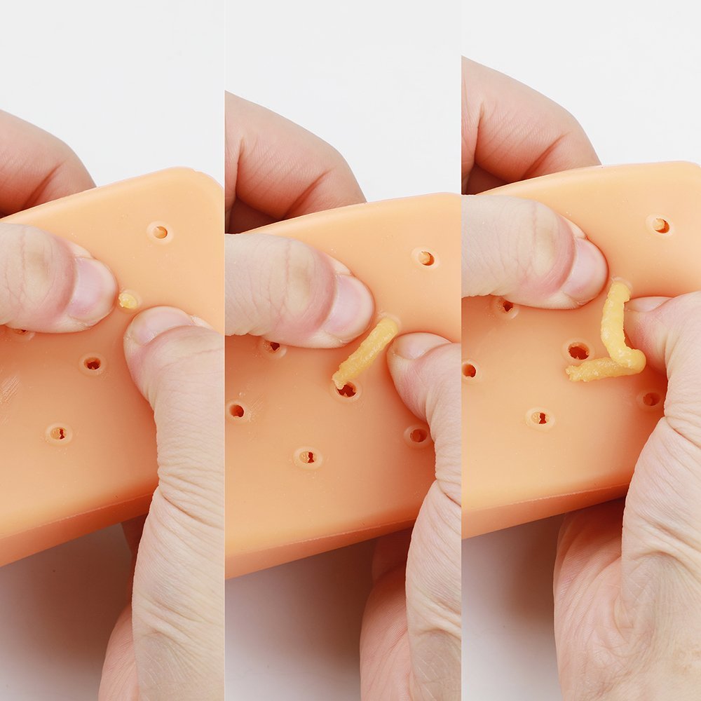 Pimple Popper Toy Skin Picking Fidget Toy, Stress Relief Toy Blackheads Remover Asmr, Trichotillomania Squishy Fidget Toy Hair