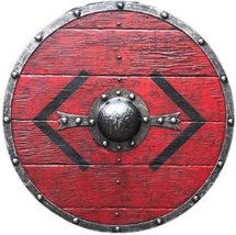 Medieval Bjorn Ironside Battleworn Viking Shield Handmade Wooden Replicated Blac