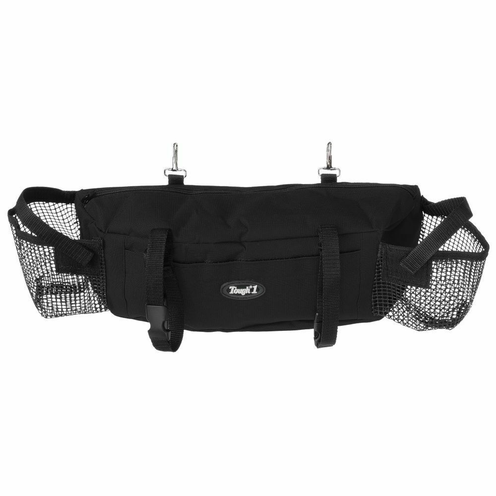 6X15 TOUGH 1 HORSE TACK NYLON HANDY SADDLE CANTLE BAG w/ 2 BOTTLE