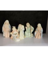 4 Lefton Christopher Collection Porcelain Nativity Figurines 1980s - $58.46