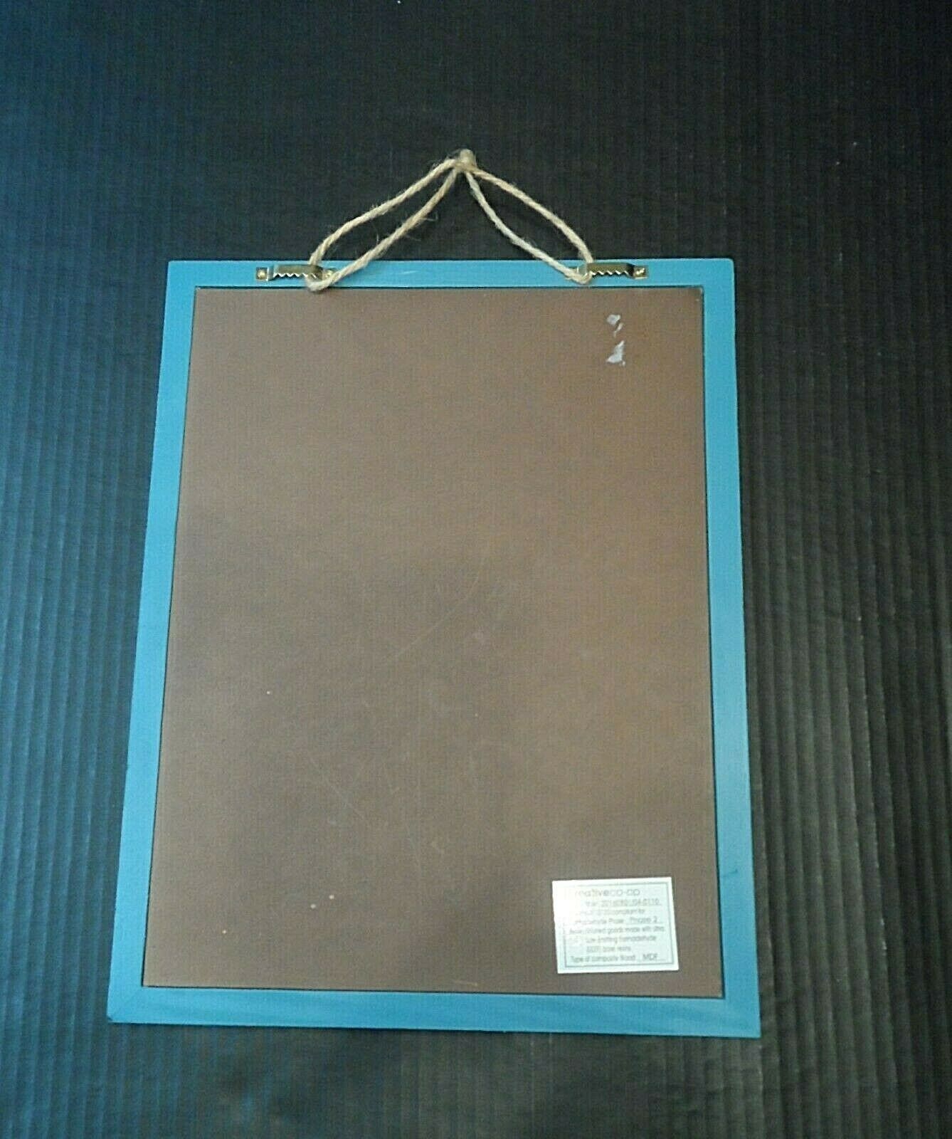 Creative Coop CoOp Wall Art Framed Hello Spring Floral Wood Decor