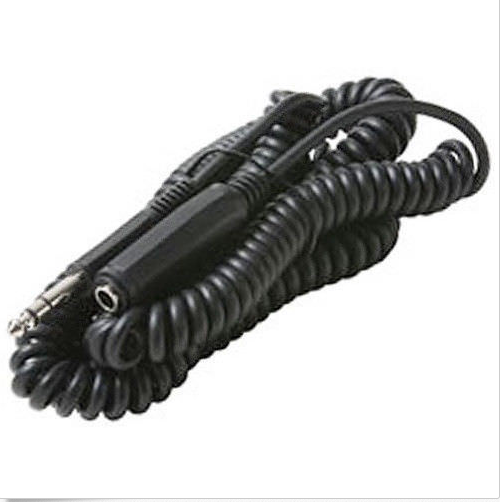 1/4" Stereo Headphone or Guitar Extension Coiled Cord 25 ft. Cables