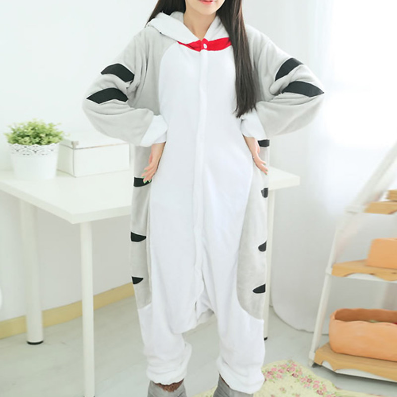 Adults' Kigurumi Pajamas Cat Chi's Sweet Cheese Cat Cosplay Animal Sleepwear