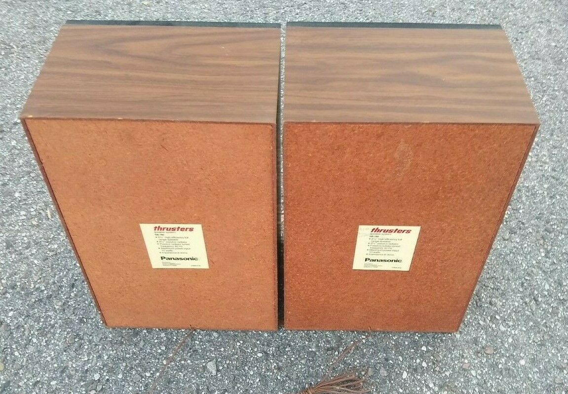 Panasonic Thrusters SB-180 Speaker System 2 Speakers - Vintage Speakers