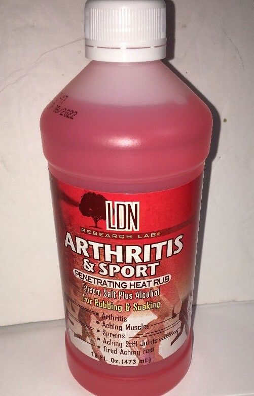 Arthritis & Sport Heat RubEpsom Salt + AlcoholLDN