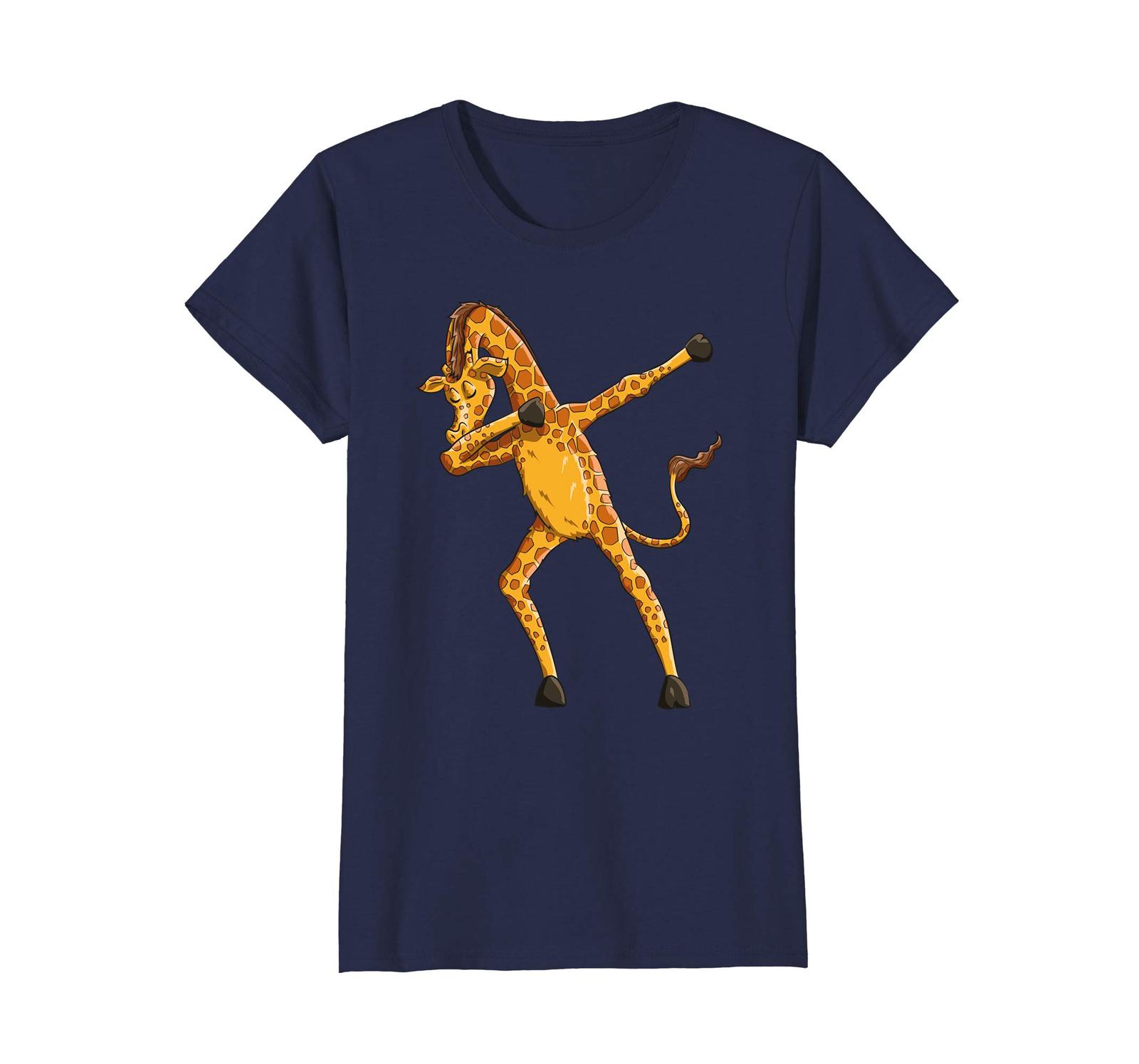 Tee shirts - Dabbing Giraffe Shirt - Funny Giraffe Dab Tshirt Gift Wowen - T-Shirts & Tank Tops
