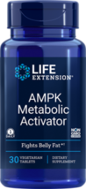 3 PACK Life Extension AMPK Metabolic Activator abdominal fat 30 veg tabs image 1