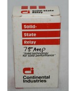 Continental Industries Solid state relay Non-Zero Crossing 75A 24-330 VA... - $44.55