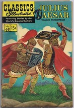 Classics Illustrated Julius Caesar #68 HRN 167 ORIGINAL Vintage Comic Book image 1