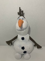 Disney Frozen Olaf plush glitter sparkle snowflakes stuffed animal - $9.89
