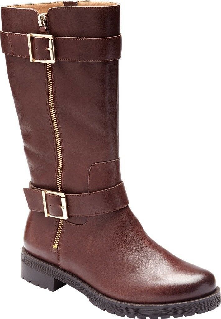 Vionic Marlow Winter Boot (Women’s Shoes) - Chocolate Brown Leather ...