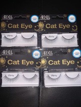 NEW! Lot of 4 Pair Ardell Professional Cat Eye Flirty Black False Faux Eyelashes - $12.19